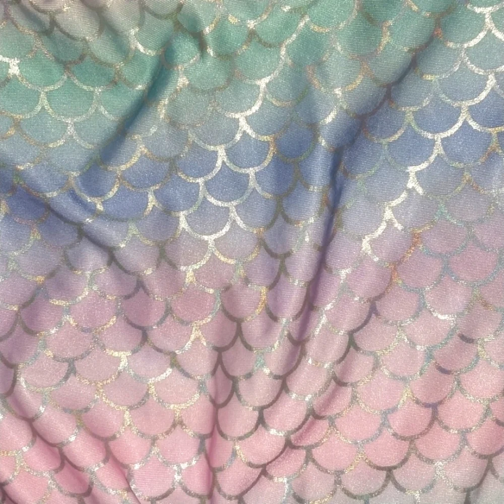H&M Pastel Mermaid Scale Bathing Suit 5/6